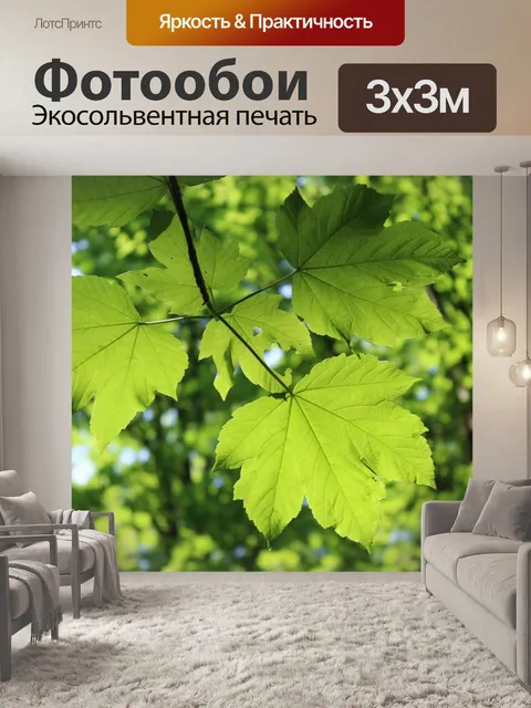 Фотообои Лист