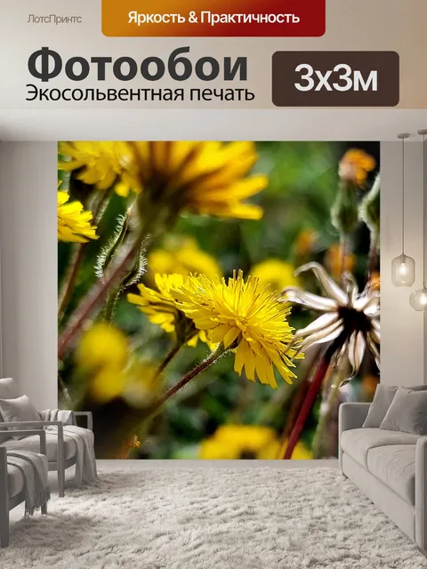 Фотообои Цветы