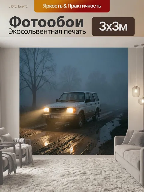 300 × 300 см · Экосольвентная печать