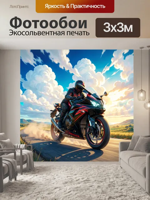 300 × 300 см · Экосольвентная печать