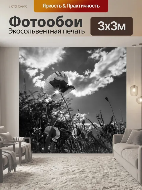 Фотообои Мак