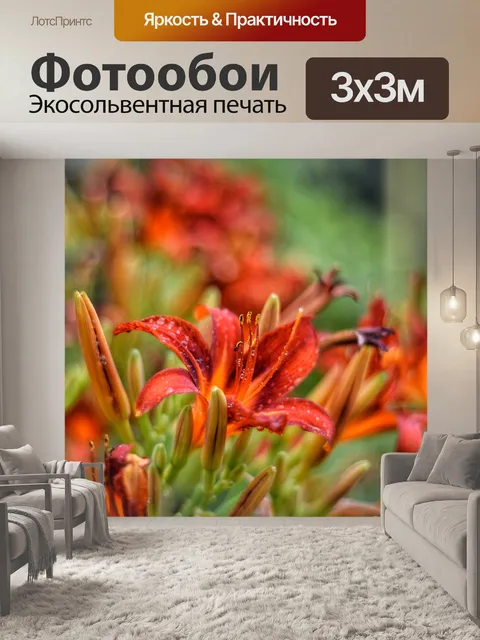 Фотообои Цветы