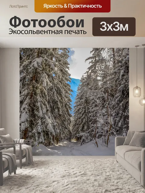 Фотообои Зимний Пейзаж