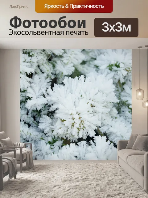 Фотообои Кристаллы льда