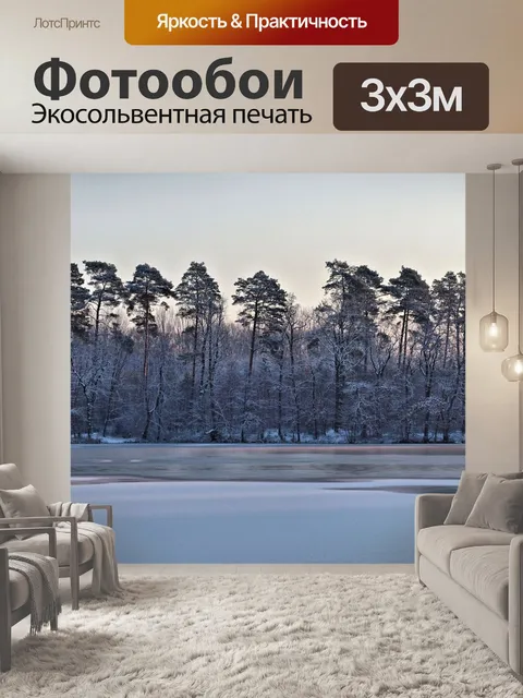 Фотообои Снег