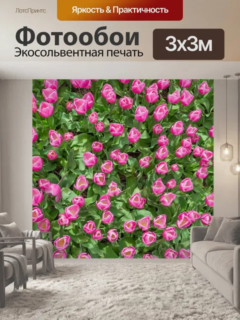 Фотообои Розовый