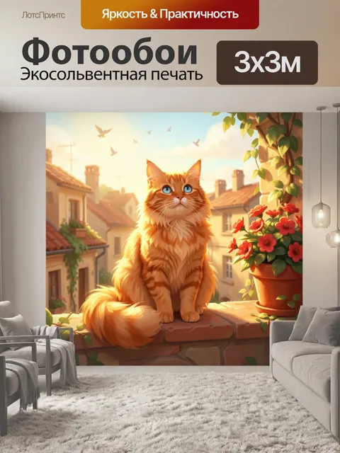 300 × 300 см · Экосольвентная печать