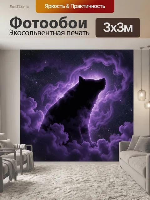 300 × 300 см · Экосольвентная печать