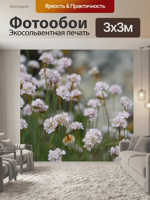 Фотообои Полевые цветы