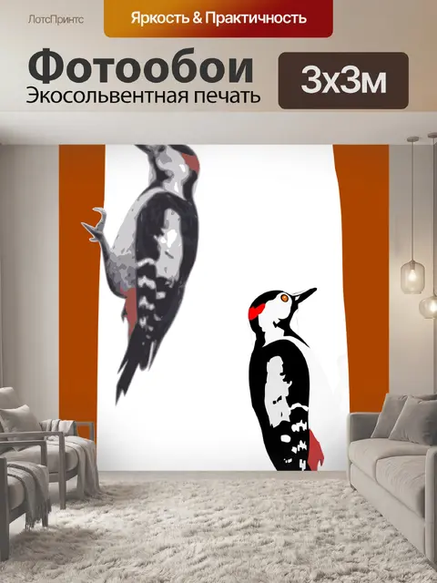 Фотообои Дятел
