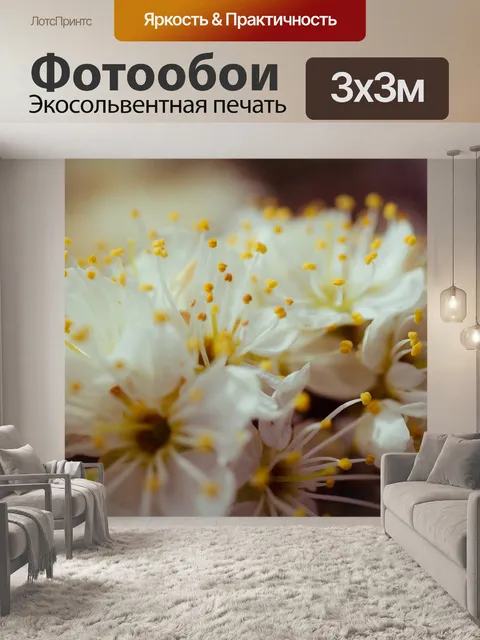 Фотообои Цветы