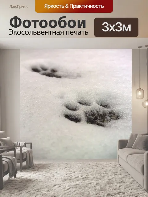 Фотообои Снег
