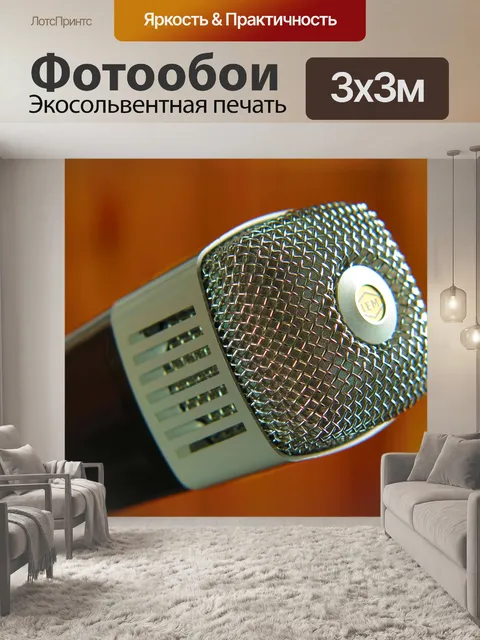 Фотообои Микрофон