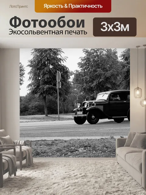 Фотообои Черно-белый