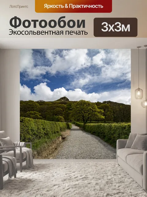 Фотообои Розберри Топпинг