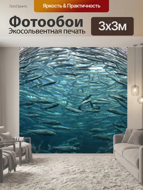 Фотообои Сардины