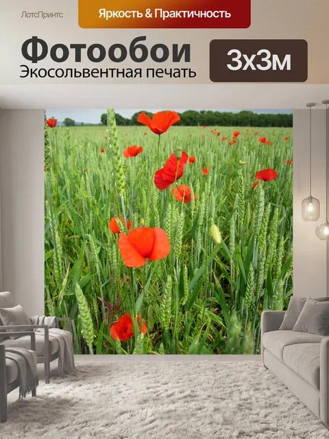 Фотообои Маки