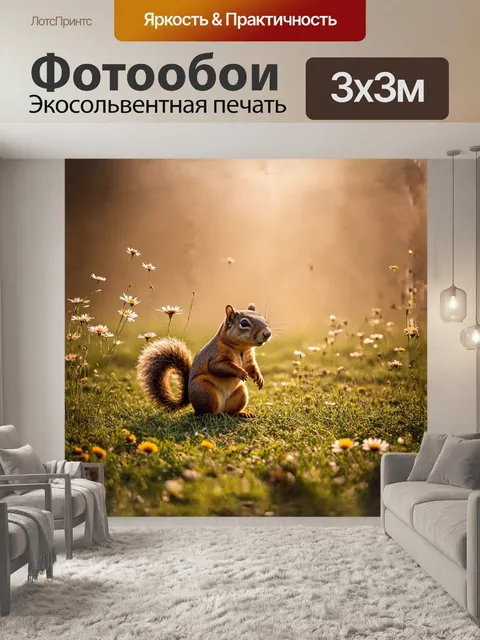 Фотообои суслик, словно страж луга, вдумчиво рассматривает мир вокруг, когда лучи утра проникают сквозь утренний…