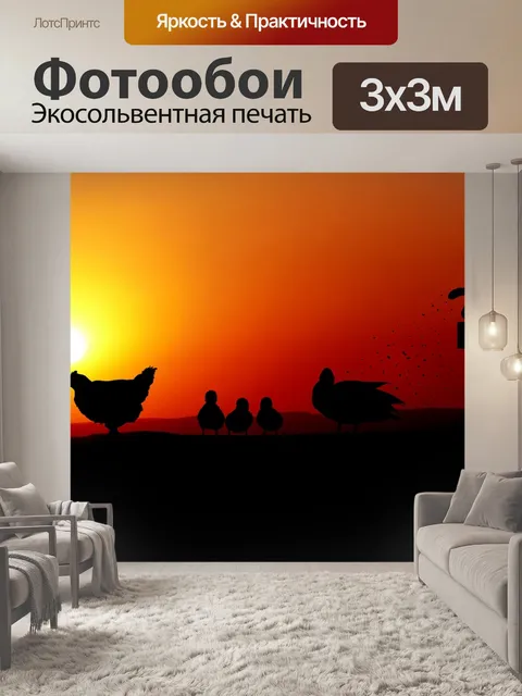 Фотообои Заход солнца