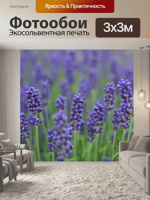 Фотообои Лаванда макро