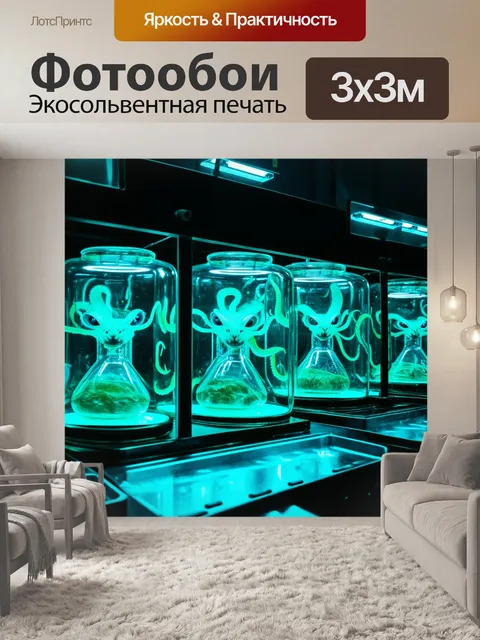 Фотообои Внутри научной лаборатории