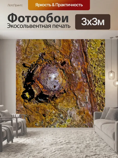 Фотообои Красочный разлагающийся металл