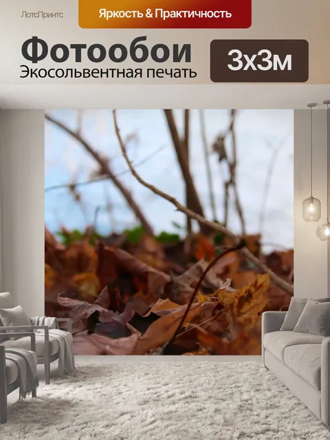 Фотообои Листы