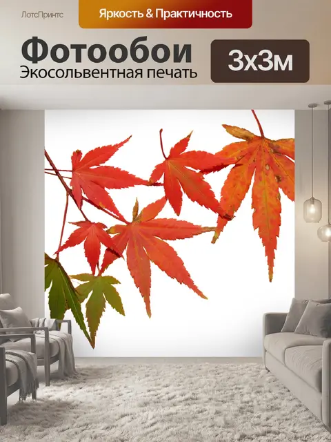 Фотообои Листья