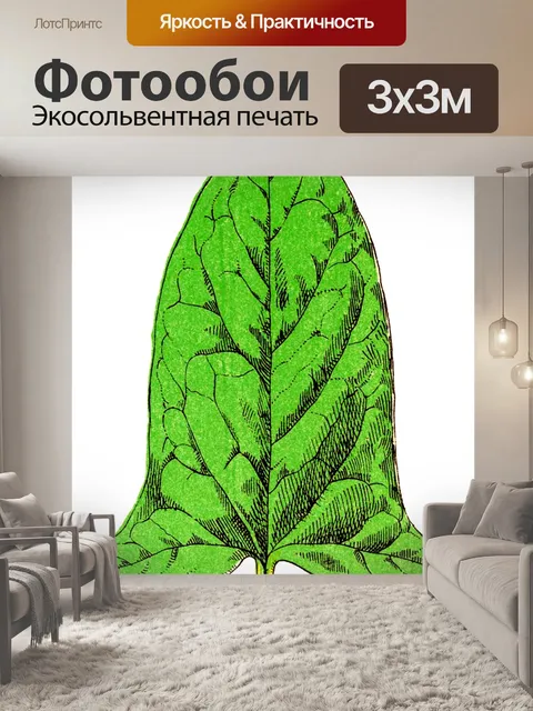 Фотообои Лист листва винтажное искусство