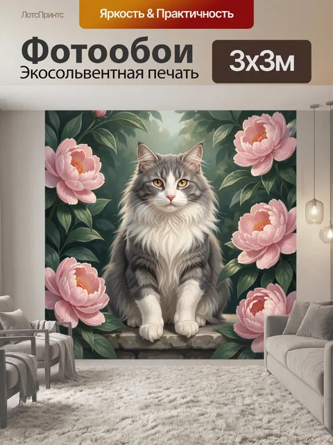 300 × 300 см · Экосольвентная печать