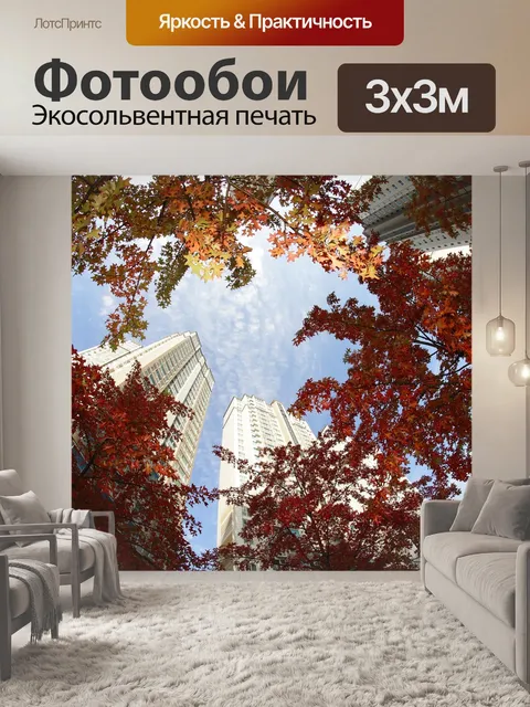 Фотообои Осенние листья