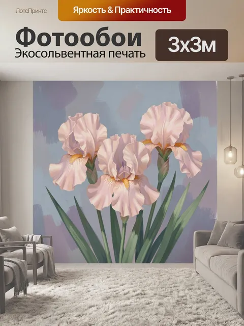 300 × 300 см · Экосольвентная печать