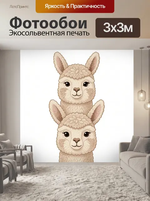 300 × 300 см · Экосольвентная печать