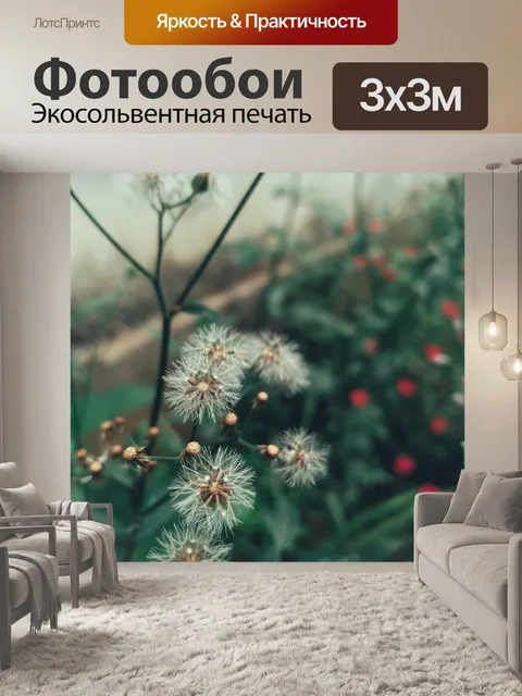 Фотообои Цветы