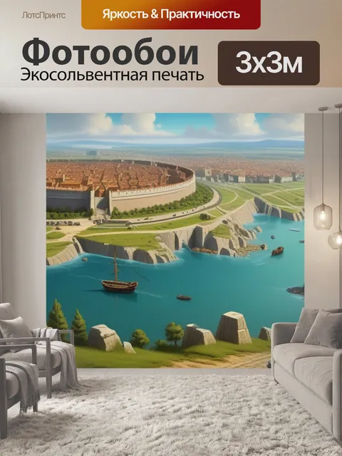Фотообои пейзаж с историей смешной