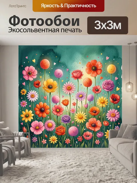 300 × 300 см · Экосольвентная печать
