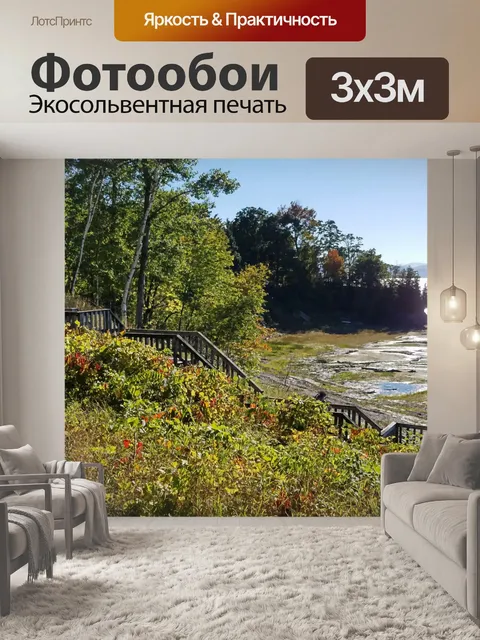 Фотообои Лестница к озеру
