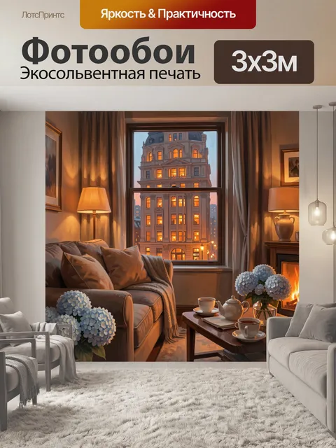 300 × 300 см · Экосольвентная печать