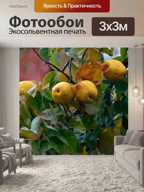 Фотообои Желтый