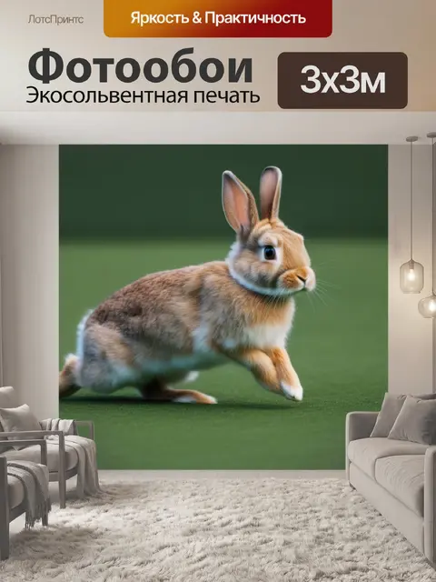 Фотообои бегащий