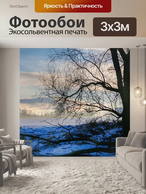 Фотообои Снег