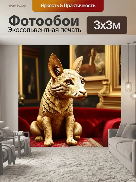 Фотообои животные в стиле барокко