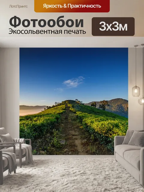 Фотообои Листья чая