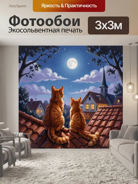 300 × 300 см · Экосольвентная печать