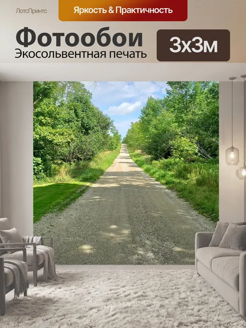 Фотообои Проселочная дорога
