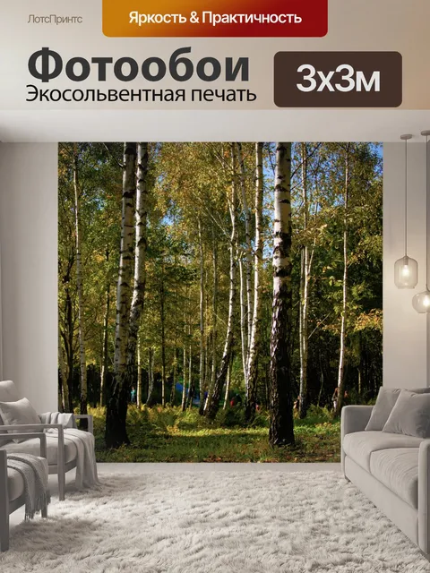 Фотообои Густой лес