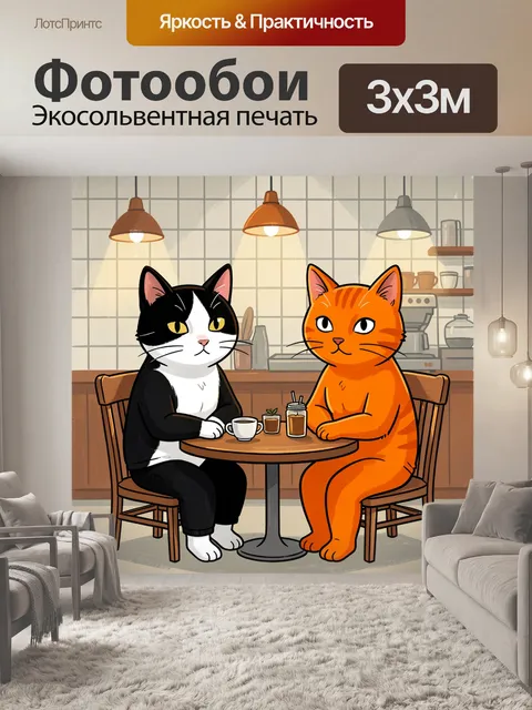 300 × 300 см · Экосольвентная печать
