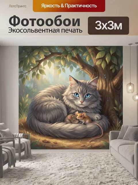 300 × 300 см · Экосольвентная печать