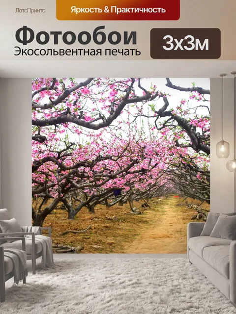 Фотообои Peach Orchard