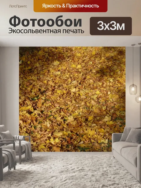 Фотообои Осенние листья